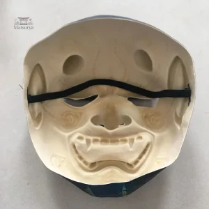 Élégant masque samouraï pour costumes et événements culturels