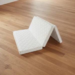 Matelas pliable en coco blanc pour décoration japonaise