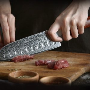 Couteau japonais professionnel, tranchant précis et durable
