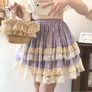 Jupe Lolita courte au design japonais
