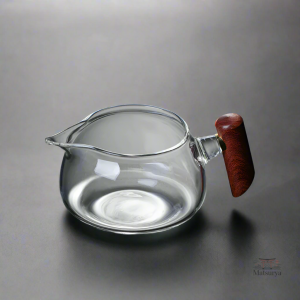 Théière en verre design japonais avec poignée ergonomique
