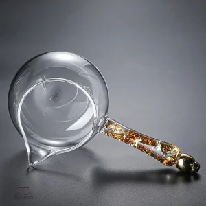 Théière en verre élégante pour amateurs de thé