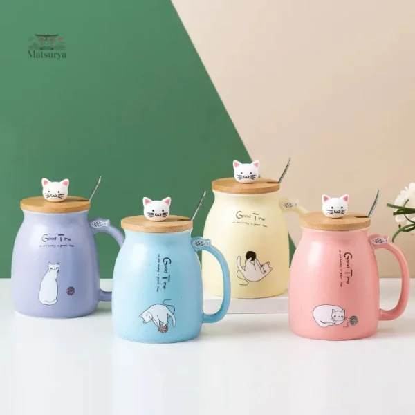 mug-chat-japonais-1 Mug chat japonais élégant pour amateurs de céramique