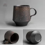 Mug ancien japonais, design inspiré de la nature