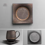 Mug japonais fait main avec détails délicats