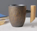 Mug japonais avec artisanat en bois
