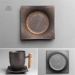 Mug japonais avec bois, pour un style unique