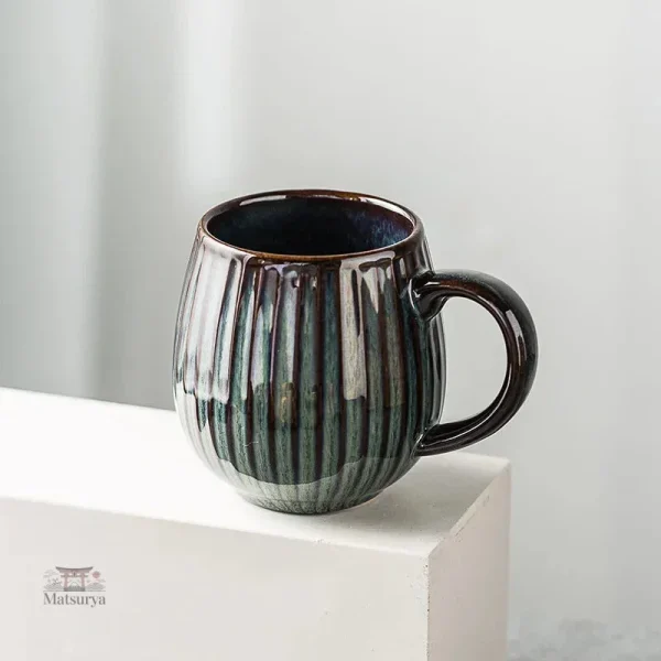 Mug en céramique avec dégradé japonais