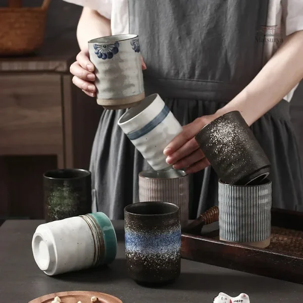 Mug en céramique japonais traditionnel