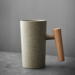 Mug japonais en grès artisanal