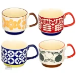 Mug japonais aux fleurs inspirées de la nature