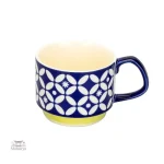 Mug fleuri japonais en céramique