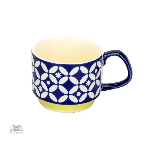 Mug fleuri japonais en céramique