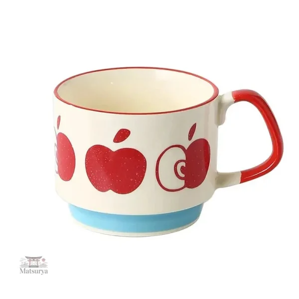 Mug japonais orné de fleurs traditionnelles
