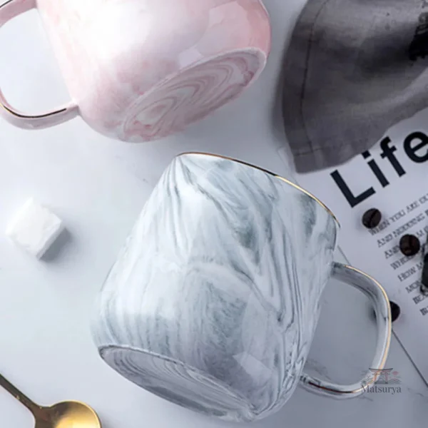 Mug Japonais avec motif marbré unique