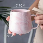 Mug en céramique marbré inspiré du Japon