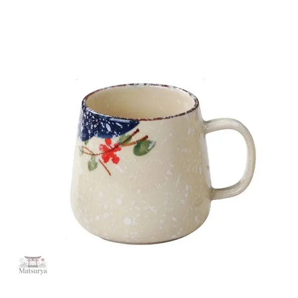 Mug japonais vintage avec motifs raffinés