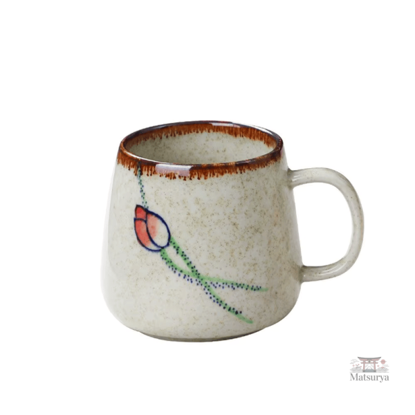 Mug japonais artisanal au style rétro unique