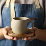 Mug stylé japonais en céramique artisanale