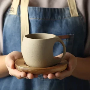 Mug stylé japonais en céramique artisanale