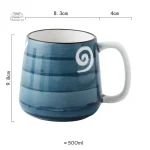 Mug japonais élégant et coloré