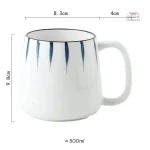 Mug oriental aux motifs raffinés