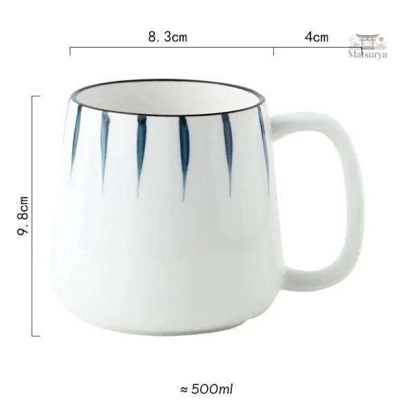 Mug oriental aux motifs raffinés