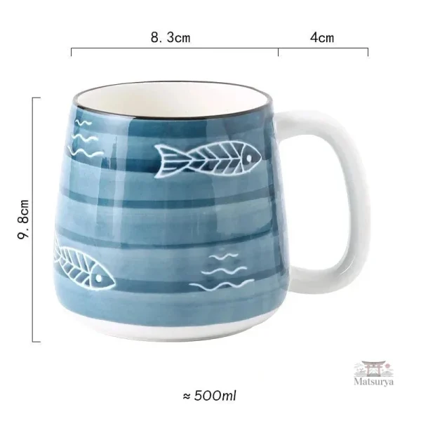 Mug avec motif japonais classique