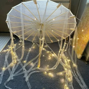 Ombrelle Japonaise à LED élégante pour extérieur