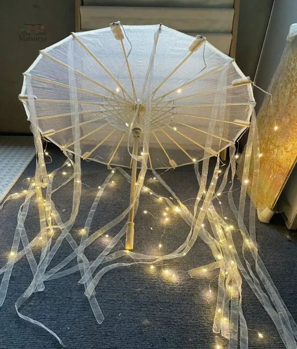 ombrelle-japonaise-a-led-1 Ombrelle Japonaise à LED élégante pour extérieur