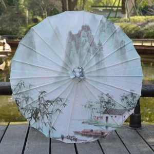 Ombrelle japonaise design, protection solaire efficace