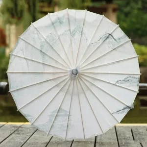 Ombrelle japonaise compacte, idéale pour l'été
