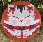 Ombrelle japonaise décorée d'un chat mignon