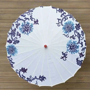 Ombrelle japonaise féminine élégante et colorée