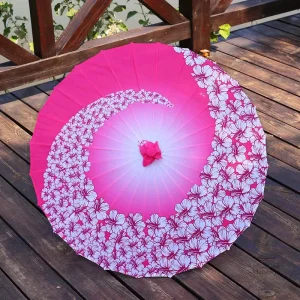 Ombrelle Japonaise Fleurs de Cerisier élégante et traditionnelle
