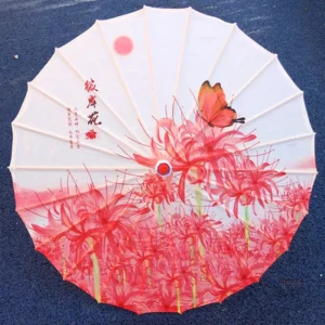 Ombrelle Japonaise Higanbana élégante et traditionnelle
