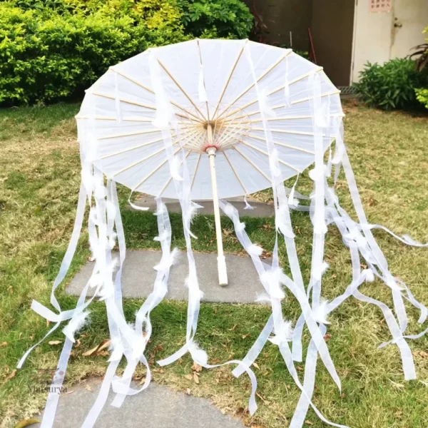Ombrelle traditionnelle japonaise, parfaite pour un mariage