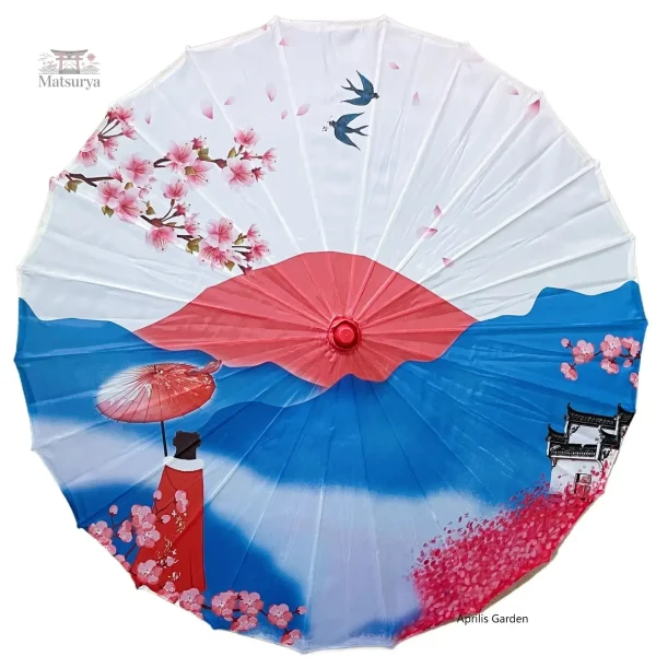 ombrelle-japonaise-paysage-traditionnel-1 Ombrelle japonaise avec paysage traditionnel