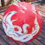 Accessoire traditionnel : ombrelle Renard