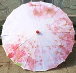 Ombrelle japonaise rose au design élégant