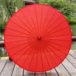 Ombrelle Japonaise Rouge élégante et raffinée