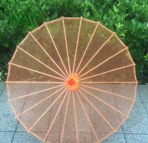 Ombrelle transparente pour protection solaire
