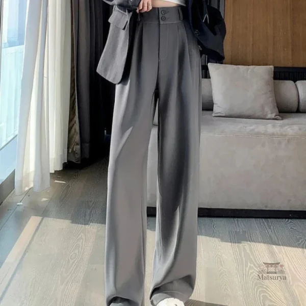 Pantalon à Jambes Larges pour Femme, Design Japonais