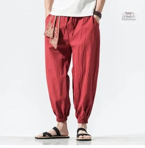 Pantalon décontracté japonais pour un look moderne