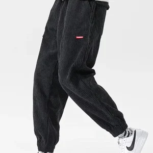 Pantalon Baggy Japonais en Velours