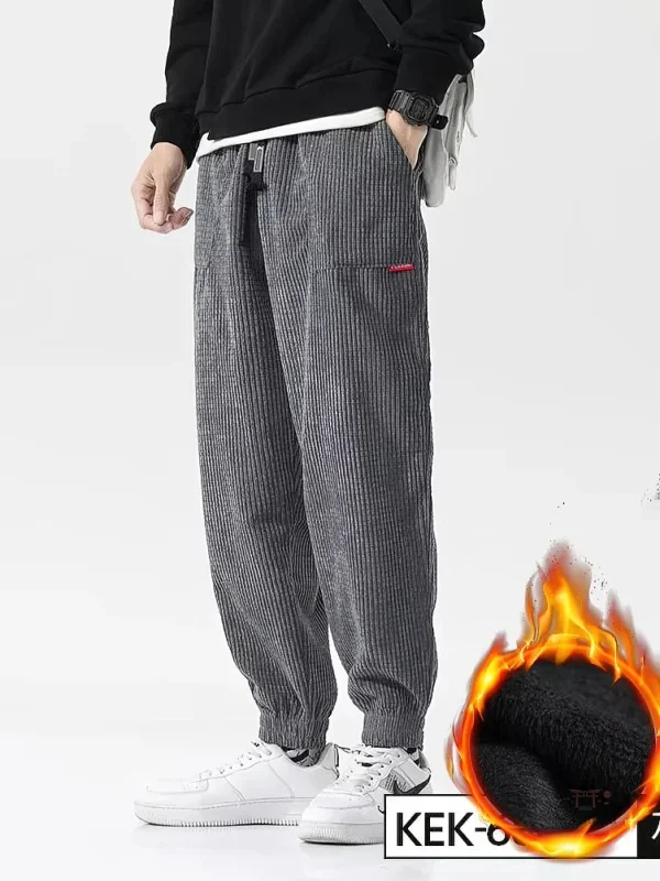Pantalon ample en velours pour toutes saisons