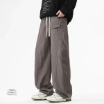 Vêtement masculin en Coton, Pantalon Cargo Japonais