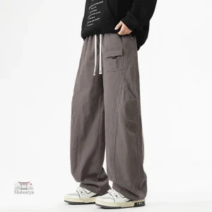 Vêtement masculin en Coton, Pantalon Cargo Japonais