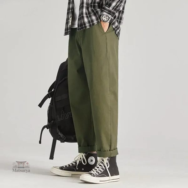 Pantalon japonais en coton