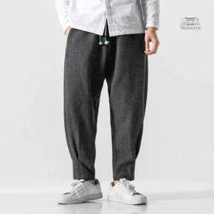 Pantalon décontracté japonais style confort